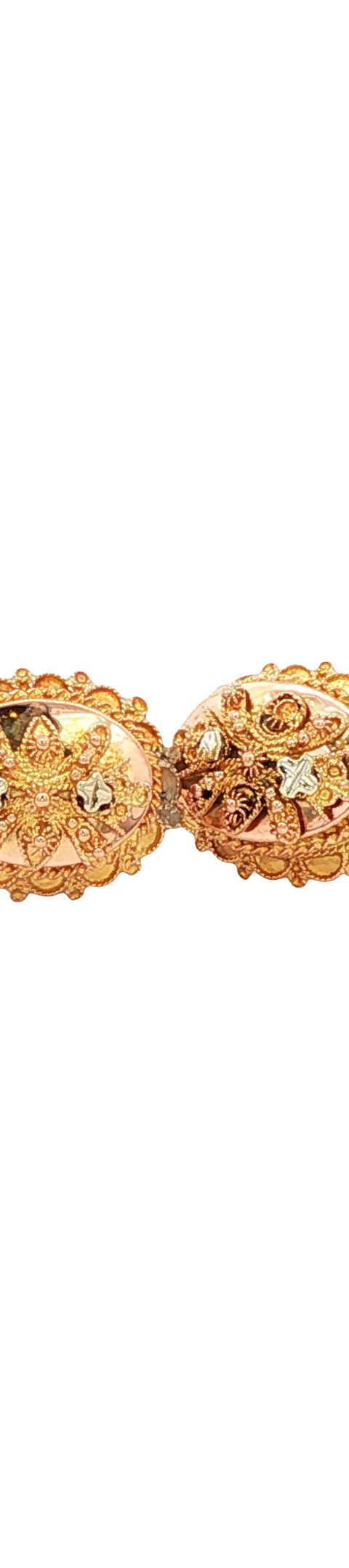 Vintage 14K Gold Fancy Stud Earrings